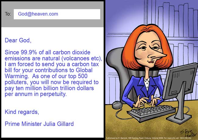 Carbon tax for Dear God