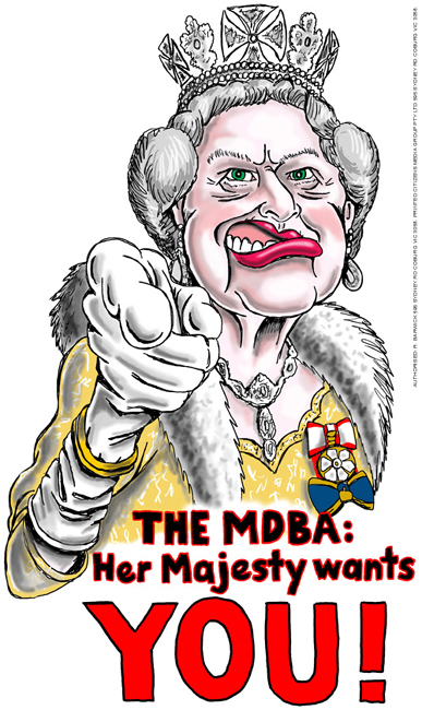 MDBA Her Majesty Wants You