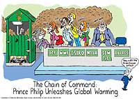 The Chain of Command: Prince Philip Unleashes Global Warming
