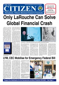 Only LaRouche Can Solve Global Financial Crash