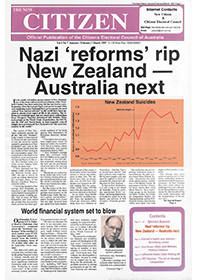 PDF: The New Citizen Vol 4 No 7; Nazi 'Reforms' Rip New Zealand - Australia Next