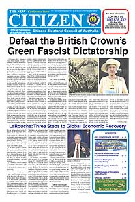Vol 7 No 6 October/November 2011. Defeat the British Crown’s Green Fascist Dictatorship