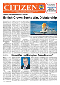 Vol 8 No 3 November/December 2015. Pressed by financial disaster and BRICS initiatives, British Crown Seeks War, Dictatorship