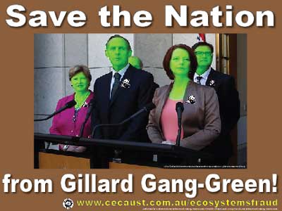 Save the Nation from Gillard Gang-Green