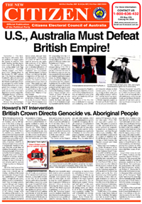 U.S., Australia Must Defeat British Empire
