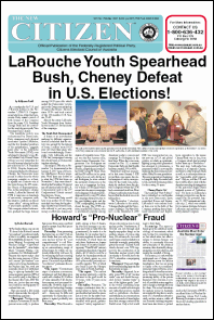 LaRouche Youth Spearhead Bush, Cheney Defeat in U.S. Elections!